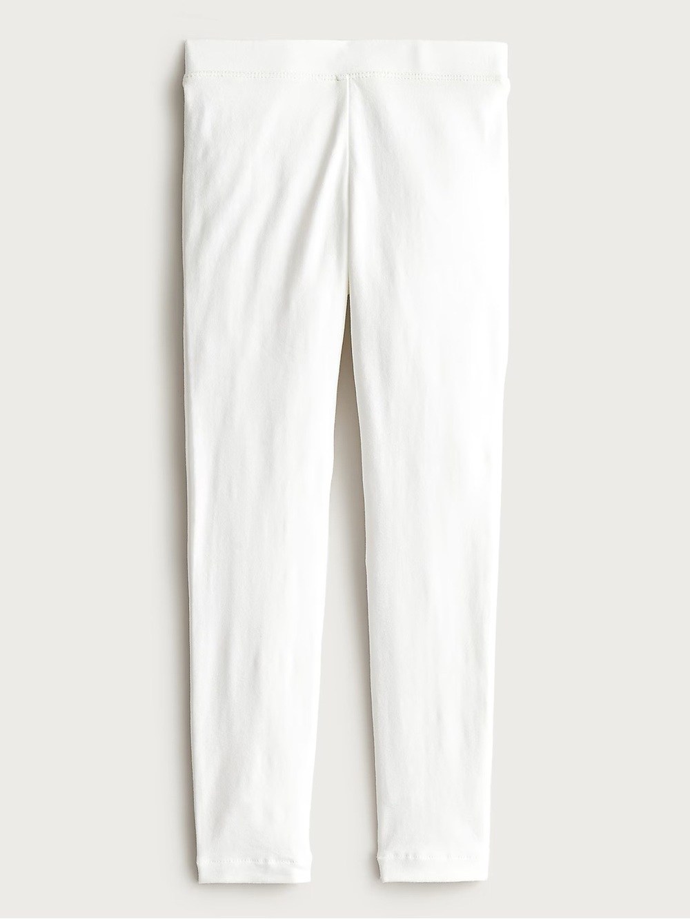 J.Crew Girls’ Everyday Leggings White Size 12 NWOT Stretch Cotton